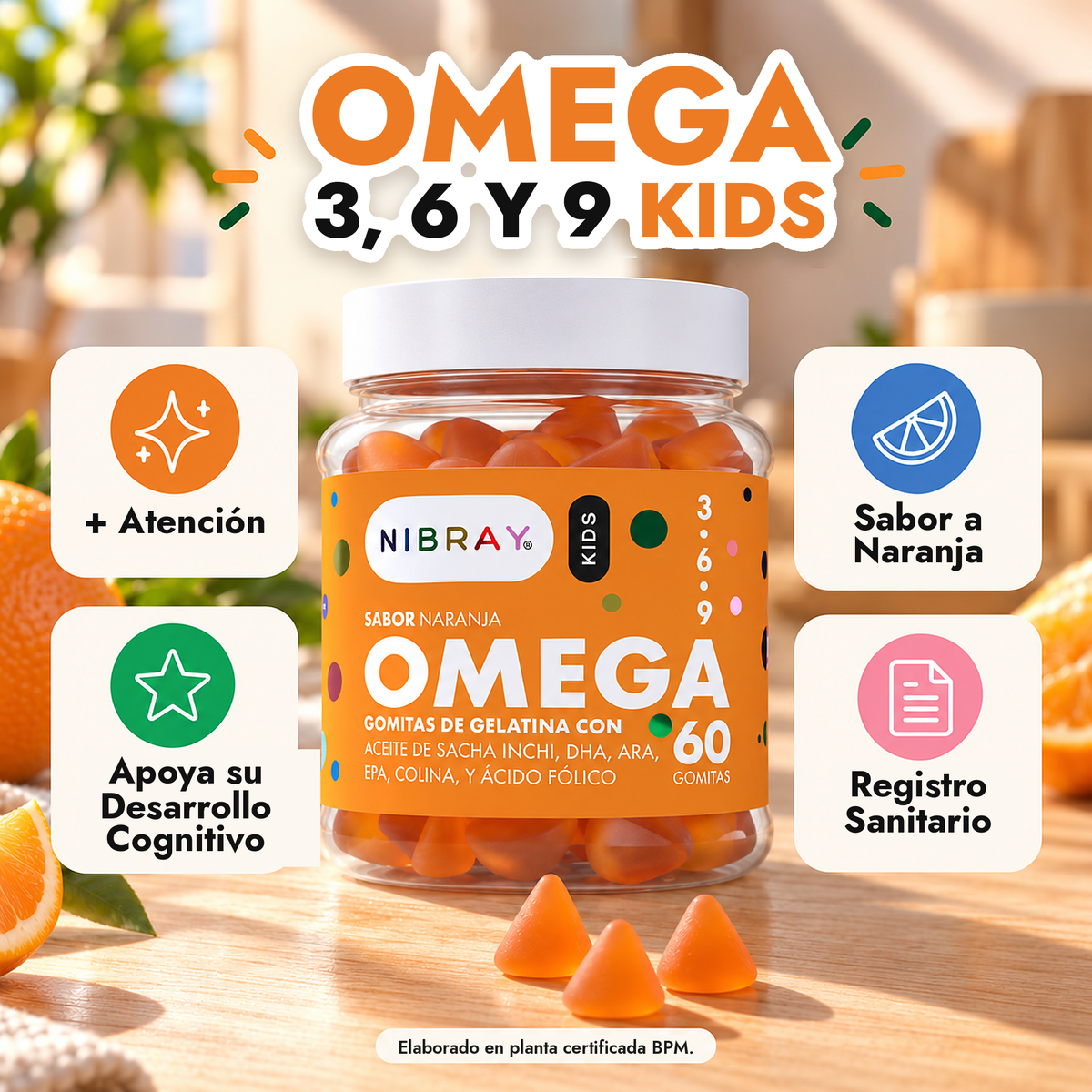 Omega 3 6 y 9 Kids